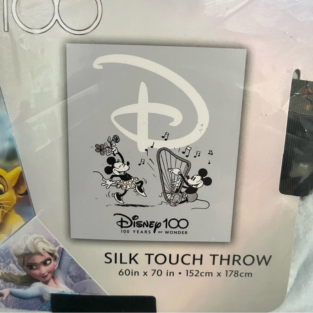 🎁3/$30 Disney Silk Touch Throw Mickey & Minnie Wonder Couple, Large 60” x 70”